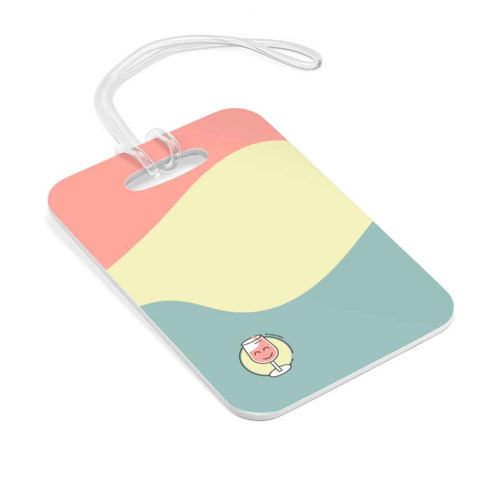 Wine Splash Bag Tag