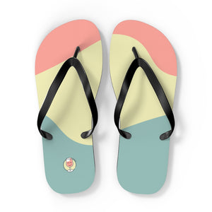 Wine Splash Flip Flops