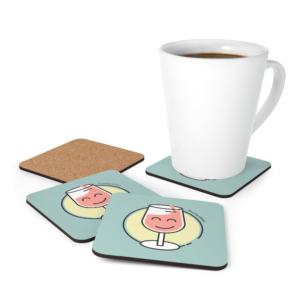 #myliquiddiet Corkwood Coaster Set