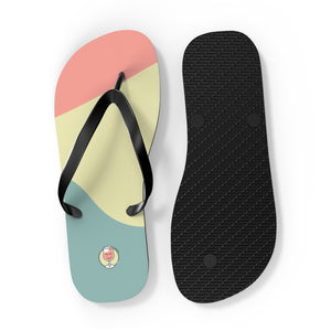 Wine Splash Flip Flops